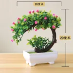 1pc Artificial Plants Bonsai Small Tree Simulation Plants Fake Flowers Table Potted Ornaments Home Decoration Hotel Garden Decor - Image 17