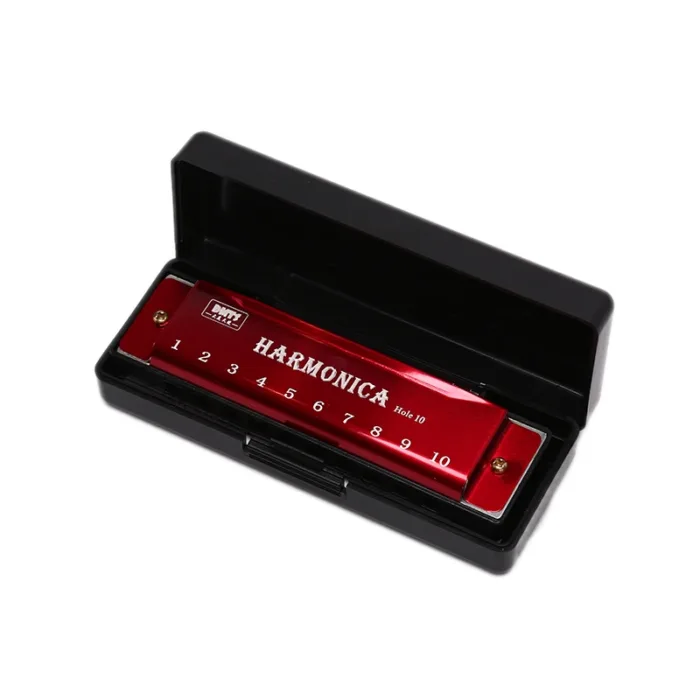 10 Hole Harmonica Mouth Organ Puzzle Musical Instrument Beginner Teaching Playing Gift Copper Core Resin Harmonica harp - Image 8