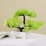 Artificial Plants Bonsai Small Tree Simulation Pot Plants Fake Flowers Table Potted Ornaments for Hotel Garden Home Decor planta - Image 2
