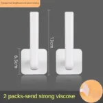 1/2pcs Adhesive Toilet Roll Paper Holder Organizer Wall Mount Storage Stand Kitchen Bathroom No Drill Tissue Towel Dispenser - Image 8