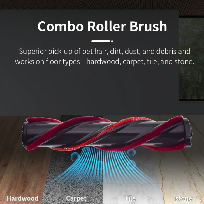 Main Roller Floor Brush Accessories Compatible with Proscenic P11 P10 Handheld Wireless Robot Vacuum Cleaner Parts Accessories - Image 6