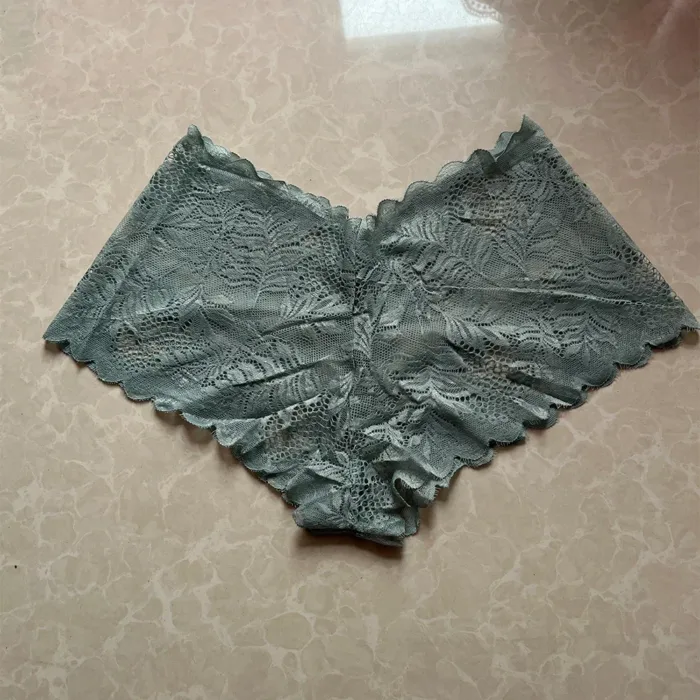 5XL Casual Woman Lace Floral Mesh Lingerie Plus Size Briefs Knicker Underwear Panties Underpants Briefs For Women Clothing - Image 4