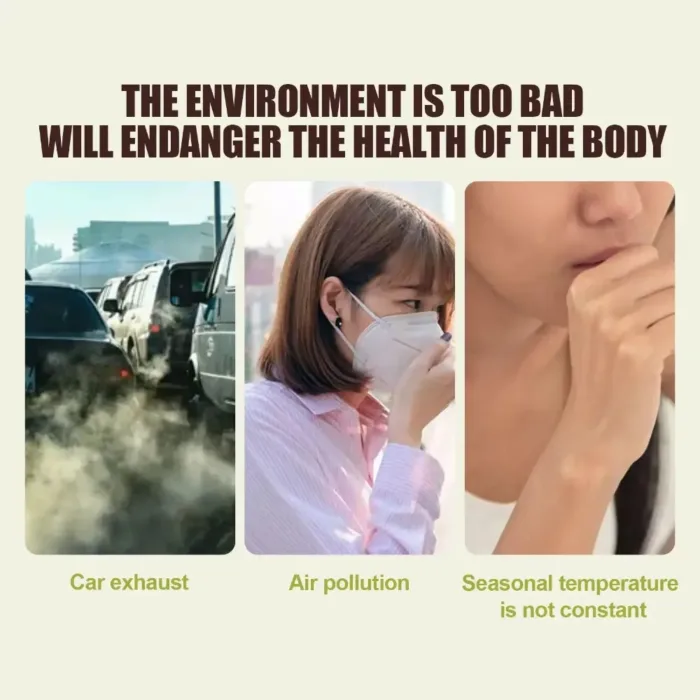 Lung Detox Herbal Cleanser Spray Fresh Breath Relieve Dry Itching Expectoration Cough Inflammation Improve Body Pain Spray 30ml - Image 4
