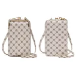 Fashion Women's Shoulder Bag PU Leather Crossbody Bags Zipper Card Holder Wallets Cell Phone Handbag for Women Ladies Gifts - Image 4