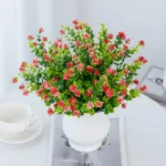 Fake Eucalyptus Plant for Wedding Arch Christmas Decoration Home Ornamental Flowerpot Artificial Plastic Flower Photography Prop - Image 3