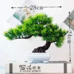 Green Artificial Plants Bonsai Small Tree Pot Plants Simulation Plastic Flowers Potted Ornaments Home Hotel Garden Decoration - Image 22