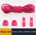 No Tie Shoe Laces Suitable for All Shoes Round Spring Lock Elastic Shoelaces Quick Wear in 1 Second Hiking Sports Lazy Shoelace - Image 8