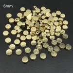 50Pcs/lot about 8mm Star Love Heart Gold Color Loose Spacer CCB Acrylic Beads DIY Jewelry Making Findings Charm - Image 7