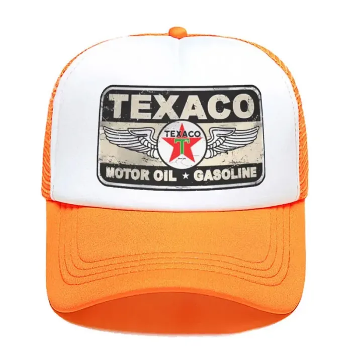 Punk Unisex Vintage Texaco Sign Trucker Hat Adult Adjustable Baseball Cap for Men Women 2023 Summer Hip Hop Snapback Caps - Image 10