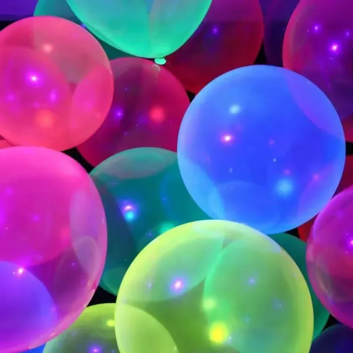 10pcs/lot 12inch UV Neon Glow Latex Balloons Star Fluorescent Luminous Helium Balloons Blacklight Birthday Party Decor Supplies - Image 7