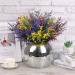 10 Bundles Artificial Lavender Flowers 5 Colors Garden Wedding Decoration Outdoor Fake Plants For Home Room Decor DIY Fake Plant - Image 4