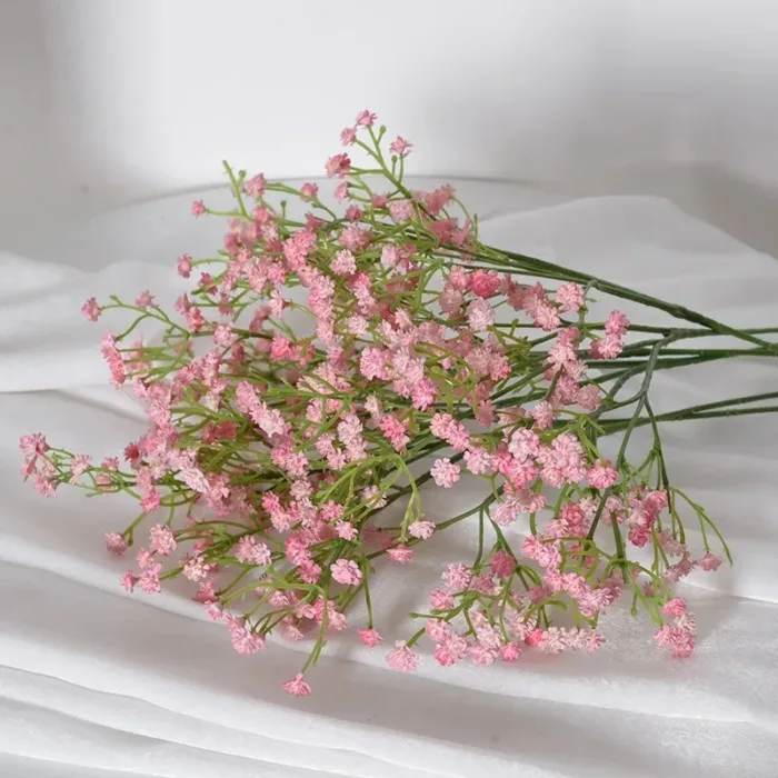 108Heads 63cm Babies Breath Artificial Flowers Plastic Gypsophila DIY Floral Bouquets For Handmade Wedding Party Home Decoration - Image 5