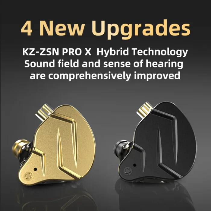 KZ ZSN Pro X 1BA+1DD Hybrid Driver In Ear Earphone HIFI Bass Earbuds Metal Monitor Earphone Sport Headset KZ ZSTX ZSN PROX ZSX - Image 5