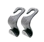 Dazzling Diamond Car Seat Backrest Hook Car Backrest Universal Head Restraint Storage Rack Automotive Interior Accessories - Image 11