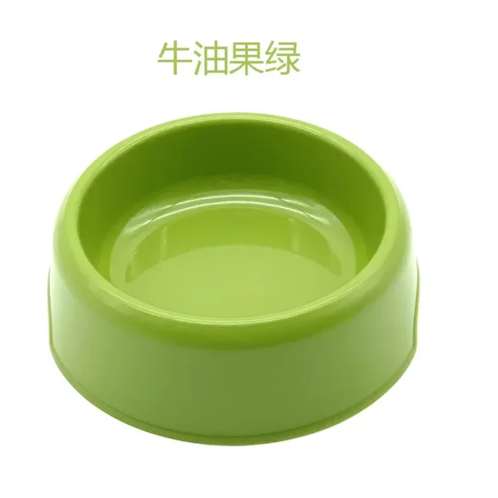 Solid Color Pet Bowl Plastic Dog Cat Round Single Bowls Thickened Eco-Friendly Dog Pet Supplies Dog Accessories - Image 7