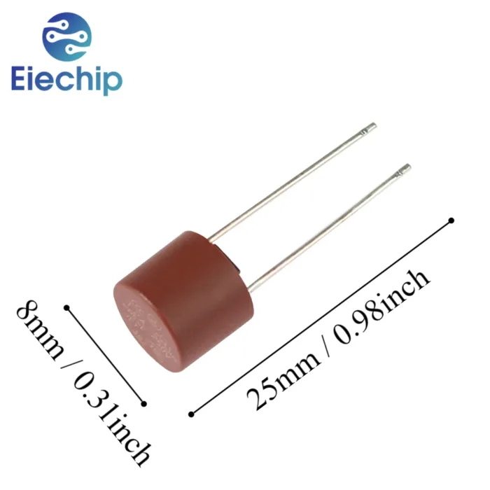 20pcs/pack 382 Round Cylindrical Fuse LCD Power Fuse T1A/2A/3.15A/5A/6.3A Slow Breaking 8*8 Diy Electronic Kit - Image 4