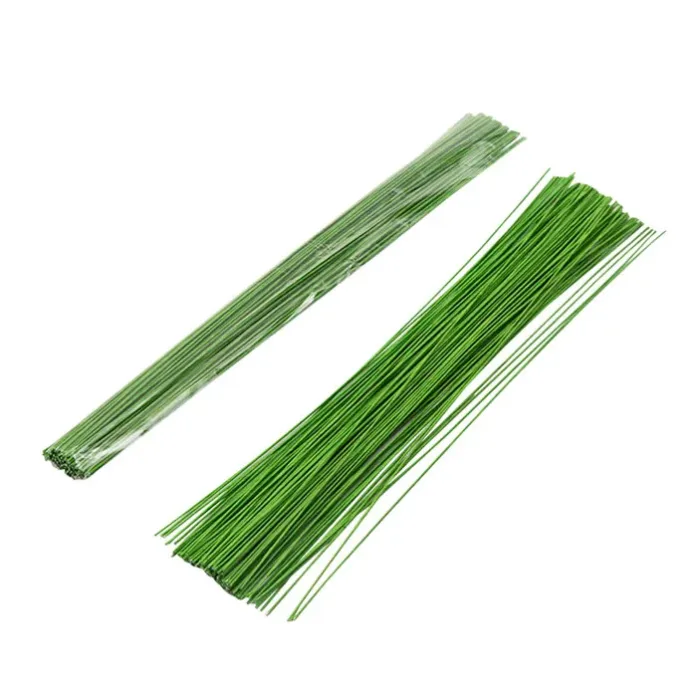 2mm*30CM Artificial Green Flower Stem DIY Floral Material Handmade Wire Stem Accessoies for Wedding Home Decoration - Image 6