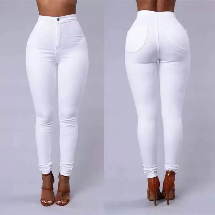 S-4XL Spring Boyfriend Jeans Oversize Casual Denim Pants For Women 2022 Summer Slim Mom Trouser High Waist Stretch Jeans Vintage - Image 4