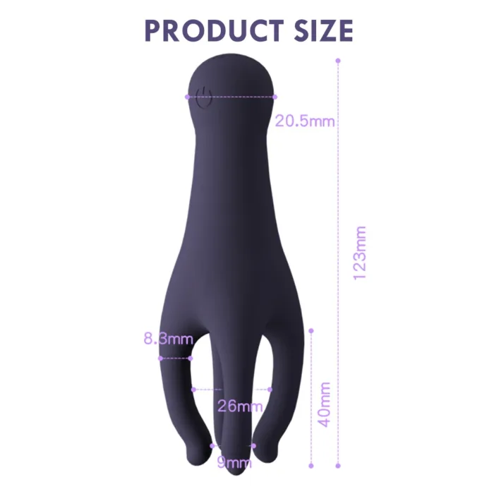 Glans Trainer for Men Powerful Vibrating Penis G Spot Masturbator Soft Fingertip Prolong Endurance Massage Vibrator Erotic Toys - Image 8