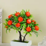 Artificial Fruit Plants Potted Bonsai Ornaments Craft Plant Aesthetic Room Decor Home Wedding Home Office Decoration Accessories - Image 5