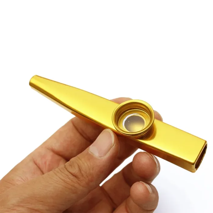 Metal Kazoo Lightweight Portable For Beginner Flute Instrument Music Lovers Woodwind Instrument Simple Design Lightweight Kazoo - Image 4