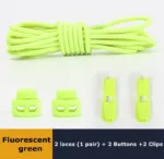 No Tie Shoe Laces Suitable for All Shoes Round Spring Lock Elastic Shoelaces Quick Wear in 1 Second Hiking Sports Lazy Shoelace - Image 22