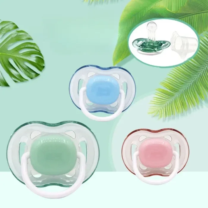 Baby Pacifier Soft Silicone Pacifier Soother Newborn Boys Girls Soothing Nipple Nursing Teether Sleeping Pacifier Baby Supplies - Image 1