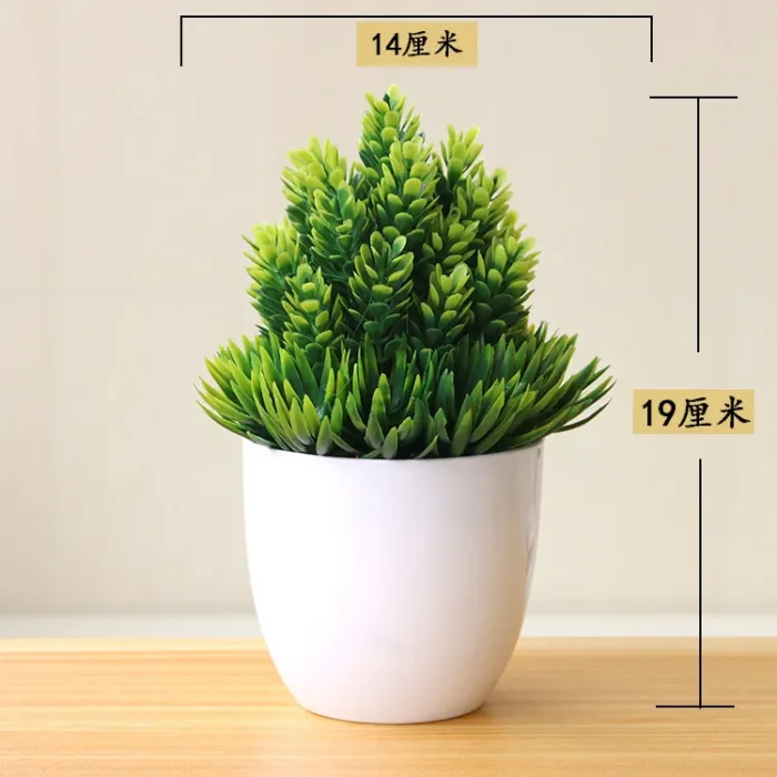 1pc Artificial Plants Bonsai Small Tree Simulation Plants Fake Flowers Table Potted Ornaments Home Decoration Hotel Garden Decor - Image 25