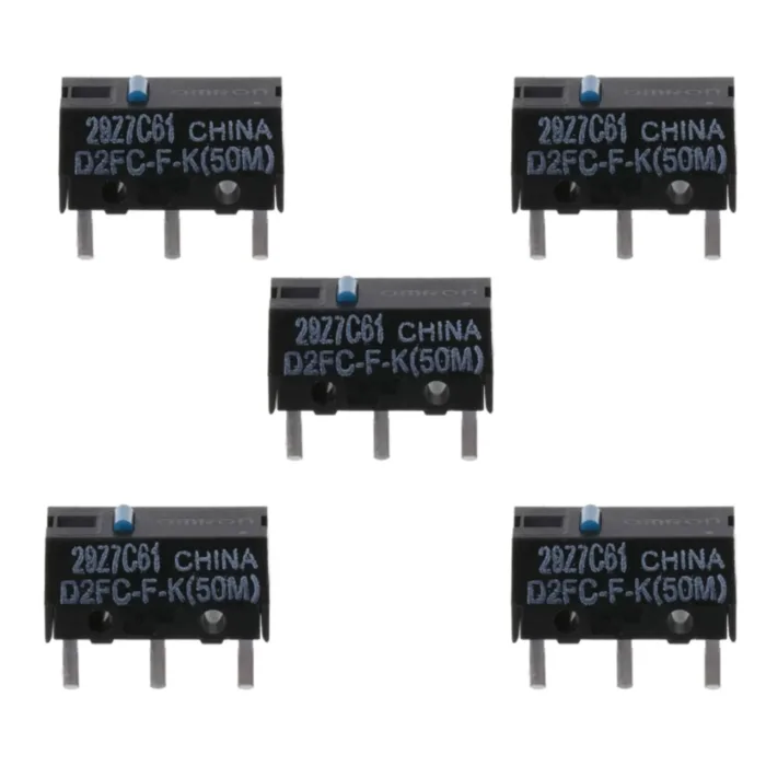 Original OMRN Mouse Micro Switch D2FC-F-K (50m) Blue Dot Compatible G series/Razer Mouse D2FC-F-7N 10M 20M Replacement Parts - Image 5