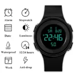 Waterproof LED Watches for Men Outdoor Sports Men Digital LED Quartz Alarm Men Wrist Watch Fashion Electronic Watch Relogio - Image 5