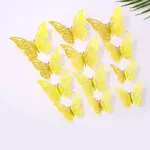 12pcs Suncatcher Sticker 3D Effect Crystal Butterflies Wall Sticker Beautiful Butterfly for Kids Room Wall Decal Home Decoration - Image 7