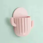 Toothbrush Holder Cactus Storage Rack Shaver Organizer Wall Self-adhesive Storage Drain Rack Prateleiras Bathroom Accessories - Image 7