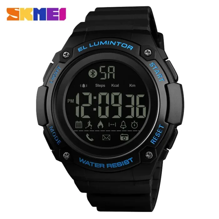 Skmei Bluetooth Smart Watch Step Counting Reminder Watch Support IOS Android Sports Electronic Watch E-Commerce - Image 6