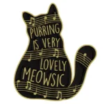 Instrument Piano Accordion Cat Enamel Pins Black Cat Music Note Lapel Badge Clothes Collar Brooch Backpack Jewelry Pin Wholesale - Image 9
