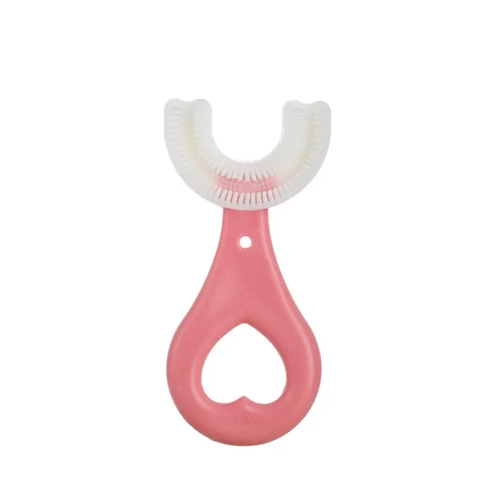 Baby Toothbrush Children 360 Degree U-shaped Child Toothbrush Teethers Baby Brush Silicone Kids Teeth Oral Care Cleaning - Image 3
