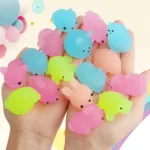 6/12/18 Pcs Luminous Mochi Squishies, Mochi Squishy Animals Stress Toys, Mini Stress Relief Toys Mochi Animals Toys Kawaii - Image 4