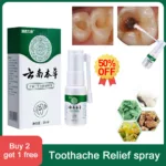 Tooth Pain Relief Treatment Spray Toothache Cure Teeth Decay Remover Killer Periodontitis Cleaner Angelica Dahurica Medicine