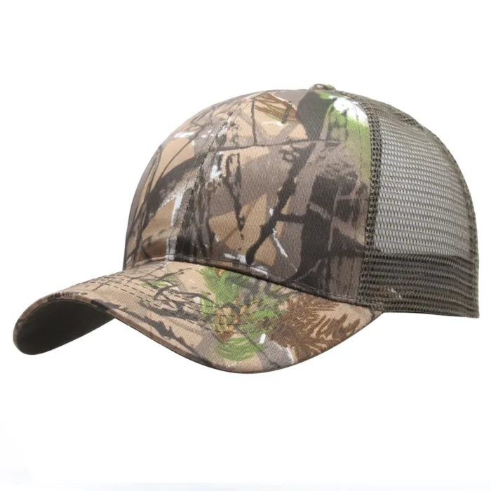 Spring Summer Sun Hat Caps For Men Women Adjustable Baseball Cap Breathable Mesh Trucker Cap Camouflage Baseball Hat бейсболка - Image 7