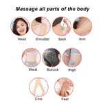 Manual Massage Hammer Stick Ball Body Massager Spring Elastic Knock Shoulder Arm Leg Hip Waist Whole Massage Tool Beauty Health - Image 2