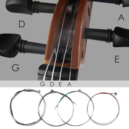 Professional 4pcs Violin Strings Kit for 3/4 4/4 1/2 1/4 1/8 Violin Replacement Strings Musical Instrument Accessories