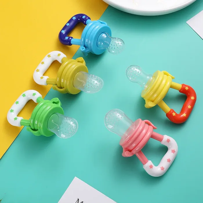 Baby Fruit Feeder Pacifier Teething Toys Fresh Food Feeder Infant Fruit Nipple Silicone Pouches for Toddlers Kids Boy Girl - Image 2