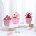2024 Artificial Flower Potted Plant, Used Year-Round For Home, Bedroom, Study, Office Desktop Shelf Decoration - Image 8