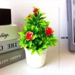 18cm Fake Flowers Artificial Plants Simulated Tree Office Bonsai Pot Plants for Table Potted Ornament Garden Home Desk Decor - Image 4