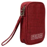 Data Cable Storage Bag, Portable Headphone Manager, Digital Gadget Suitcase, Double-layer Digital USB Hard Drive Protection Bag - Image 8