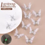 10pcs 4.5cm Double Layered Tulle 3D Luminous Butterfly Wings DIY Sewing Accessories Dress Hair Accessories Headwear Decoration - Image 14