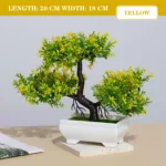 Artificial Plants Bonsai Small Tree Simulation Pot Plants Fake Flowers Table Potted Ornaments for Hotel Garden Home Decor planta - Image 28