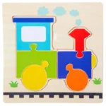 High Quality 3D Wooden Puzzles Educational Cartoon Animals Early Learning Cognition Intelligence Puzzle Game For Children Toys - Image 13