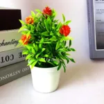 18cm Fake Flowers Artificial Plants Simulated Tree Office Bonsai Pot Plants for Table Potted Ornament Garden Home Desk Decor - Image 7