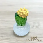 Creative Simulation Cactus Plant Decor Transparent Fleshy Car Computer Decoration Ornaments Decorative Crafts Home Accessories - Image 6
