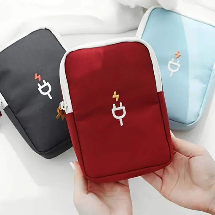 Travel Accessory Cable Bag Portable Digital USB Electronic Storage and Organize Bag Gadget Case Travel Cellphone Charger Holder - Image 3